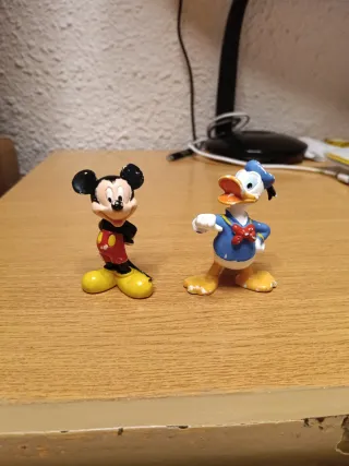 Figuras Mickey Mouse y Pato Donald