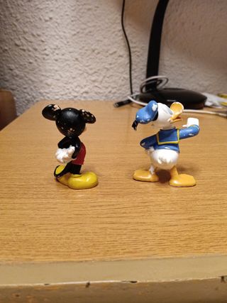 Figuras Mickey Mouse y Pato Donald