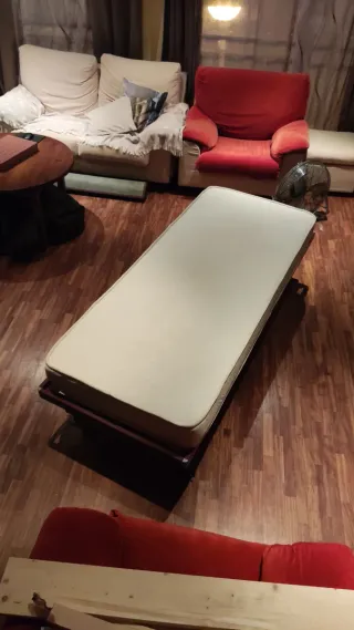 Cama Plegable Metálica 75x190