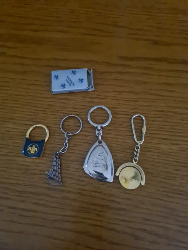 Lote llaveros Banco Atlántico vintage