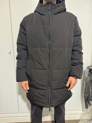 Plumas negro hombre talla 