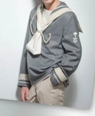 Traje de comunión marinero niño Talla 12 y zapatos
