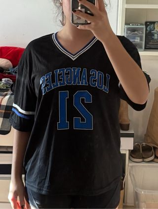 Camiseta estilo béisbol Los Angeles