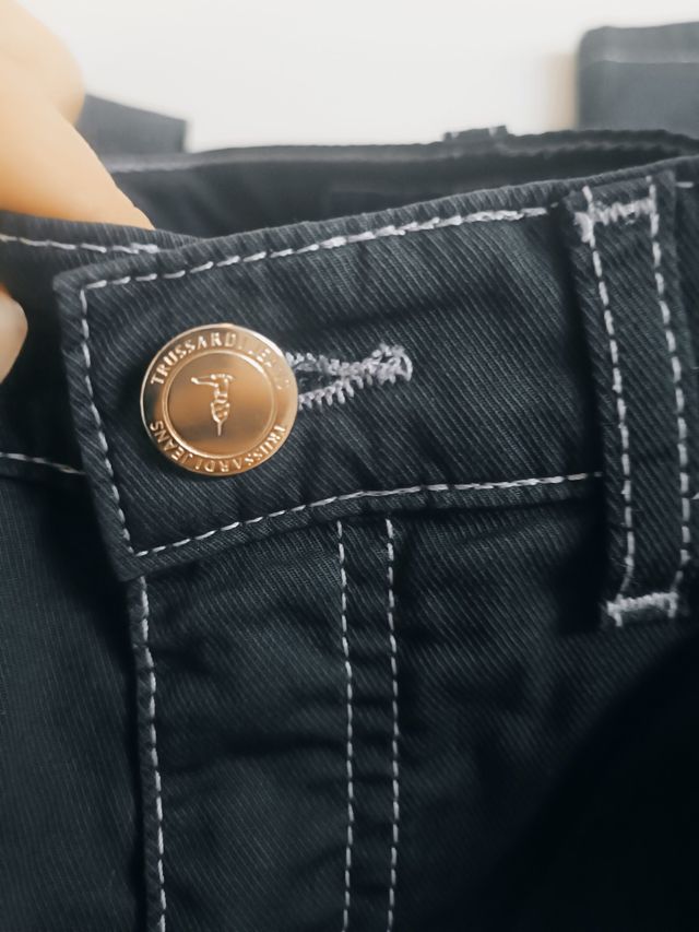 Jeans Trussardi Vintage Autentico Primi 2000 Nero