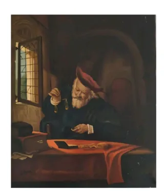 Quadro fine 800 inizi 900 Fiammingo orefice