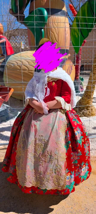 Traje de Fallera Niña 3-6 años