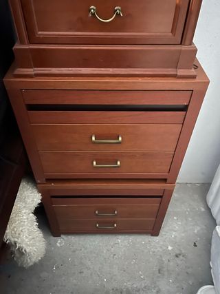 Set di 2 comodini in legno