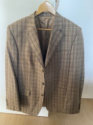 Americana de cuadros hombre
