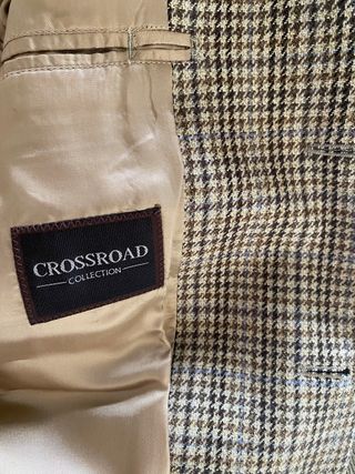 Americana de cuadros hombre