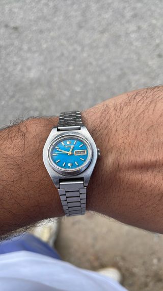 Reloj Citizen Automático Pequeño Azul