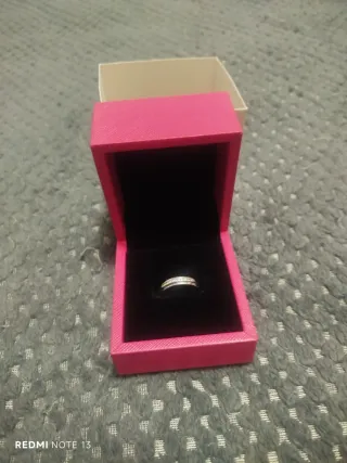 Anillo Oro Blanco 18kt