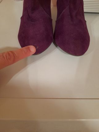 Botines morados