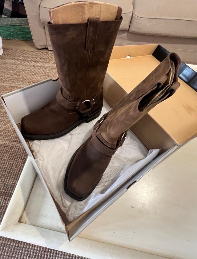 Stivali da moto da uomo Carroll taglia 43 marroni