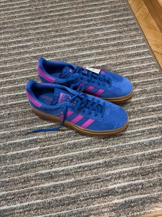Zapatillas Adidas Gazelle Azul/Rosa
