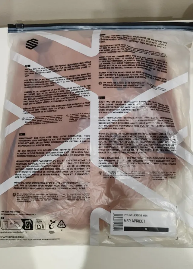 Maillot Siroko M6R Apricot NUEVO