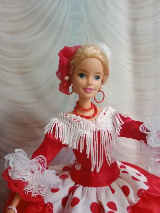 Barbie Flamenca Hecha a Mano