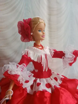 Barbie Flamenca Hecha a Mano