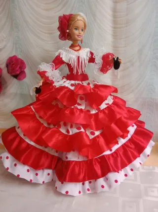 Barbie Flamenca Hecha a Mano