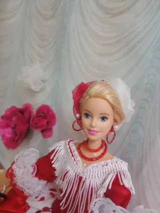 Barbie Flamenca Hecha a Mano