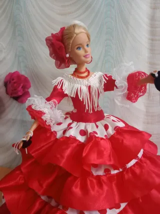Barbie Flamenca Hecha a Mano