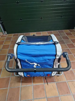 Carro remolque bicicleta para niños