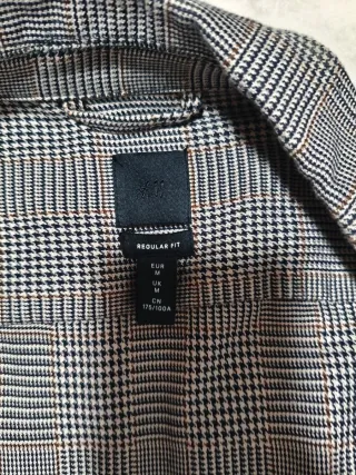 Chaqueta H&M cuadros talla M
