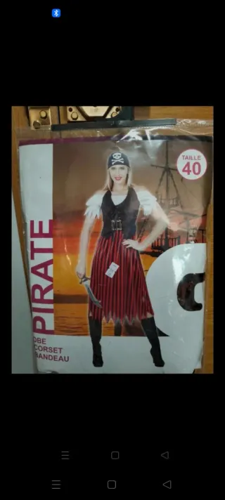 Disfraz Pirata Mujer Talla L
