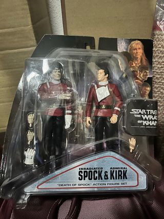 Set de Figuras Star Trek 2 Spock & Kirk NUEVO