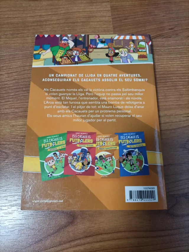 Col·leccio: Els Cacauets Futbolers 1, 2, 3 i 4. 