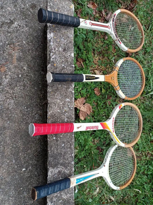 Lote 4 Raquetas Tenis Vintage