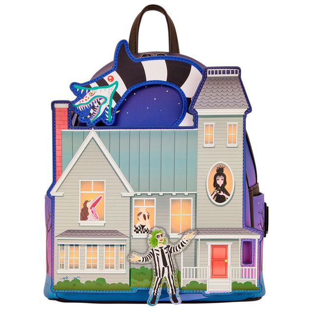 Mochila Loungefly Beetlejuice Casa