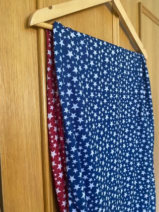 Fular reversible estampado estrellas