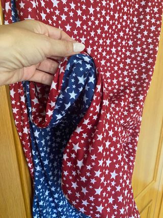 Fular reversible estampado estrellas