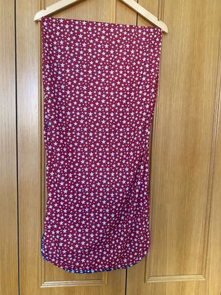 Fular reversible estampado estrellas