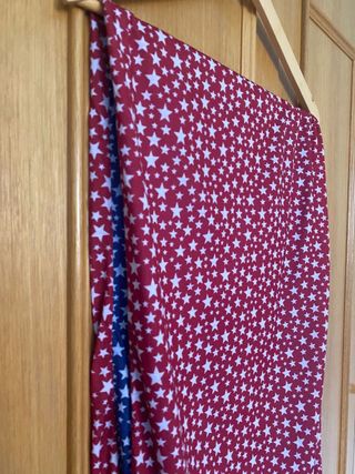 Fular reversible estampado estrellas