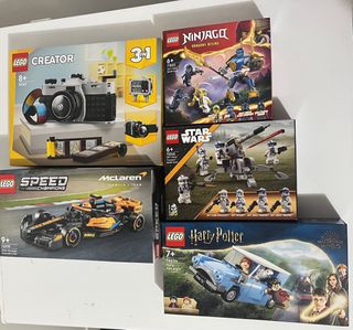 Lego Creator, Ninjago, Star Wars, Harry Potter, Mc