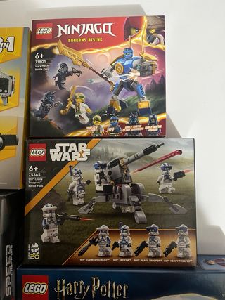 Lego Creator, Ninjago, Star Wars, Harry Potter, Mc