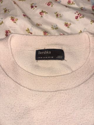 Jersey Bershka beige hombre talla M