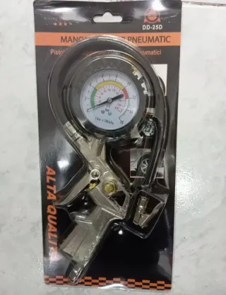 Pistola Gonfiaggio Pneumatico con manometro