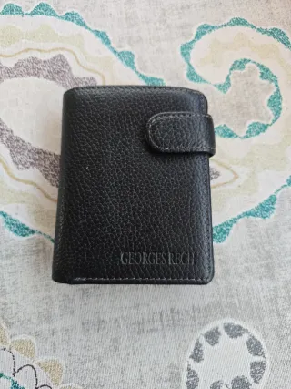 Cartera Georges Rech Negra Hombre