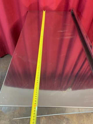 ESTANTERIA ACERO INOXIDABLE 18/10 PLEGADA 100X50