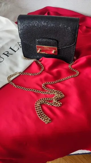 Bolso Furla Metropolis Negro Glitter