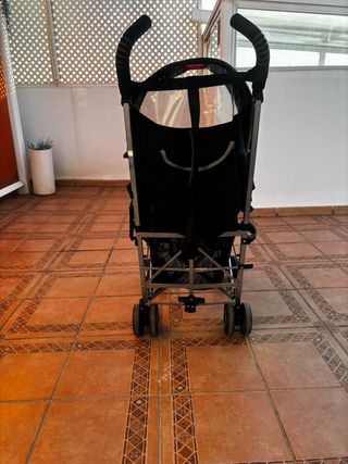 Carrito Bebé Maclaren Gris-Negro