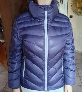 Piumino donna blu/viola