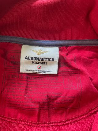 Sudadera Aeronautica Militare Roja