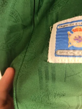 Camiseta Adidas Depor Verde 99/00 Talla L