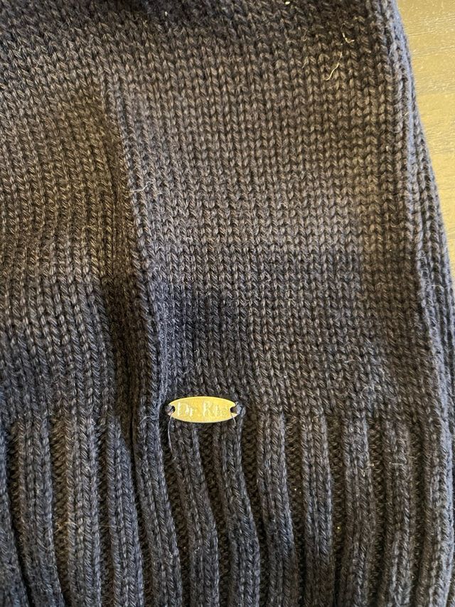 Jersey niño azul con estampado nórdico