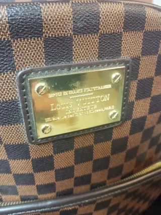 Mochila Louis Vuitton Marrón Damier