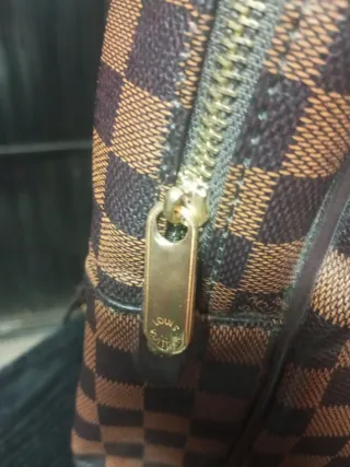 Mochila Louis Vuitton Marrón Damier