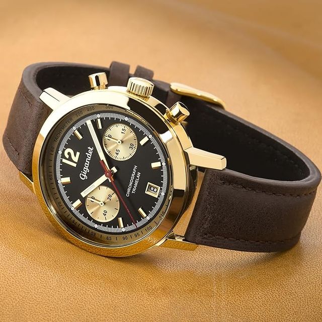 Gigandet Reloj Cronógrafo G10-009 Dorado Marrón